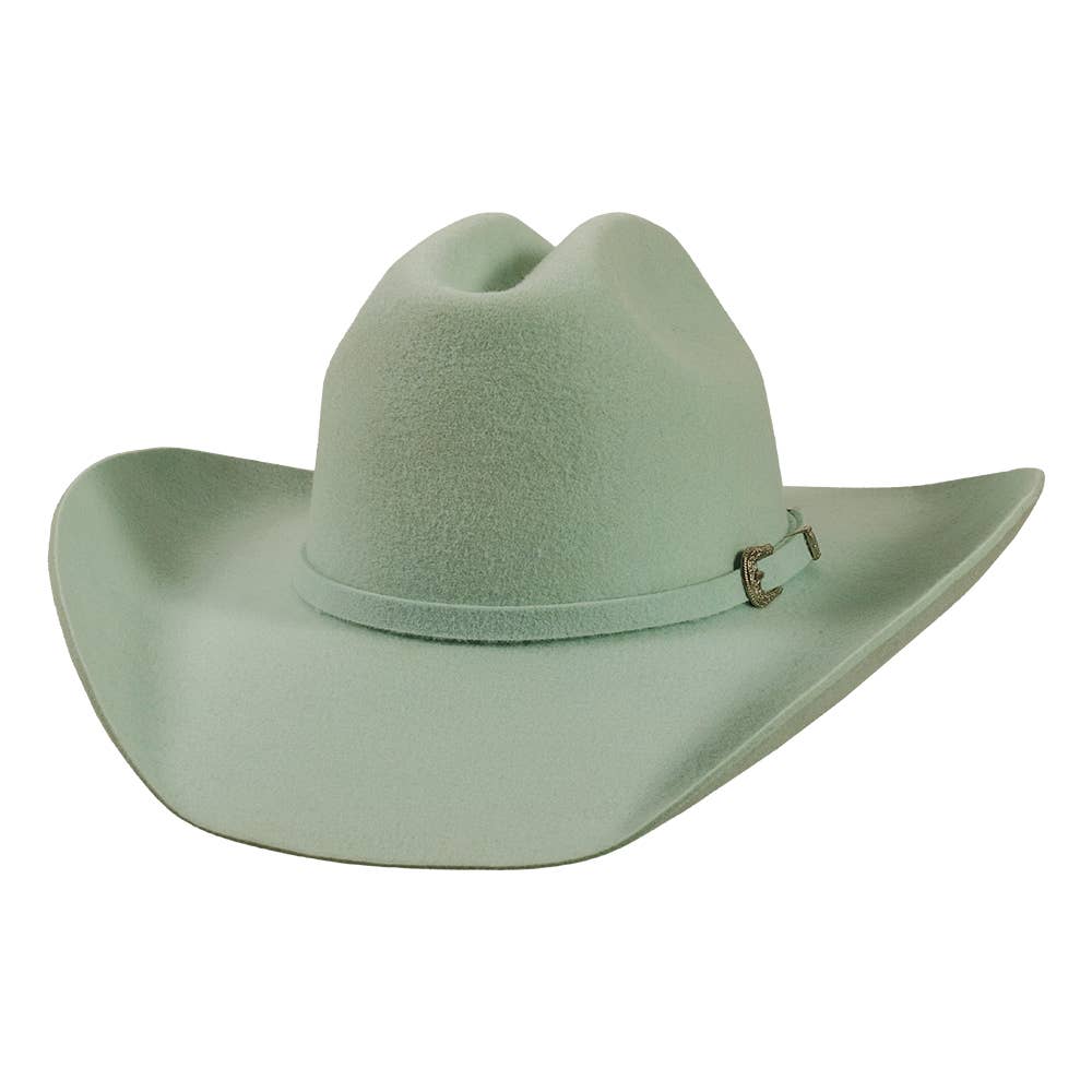 100% Wool Felt Western Cowboy Hat - Style Cattleman Pick only