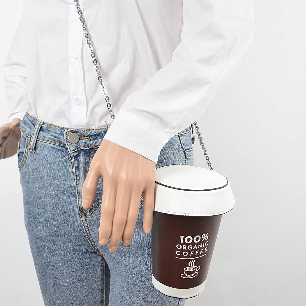 Coffee Cup Fun Clutch