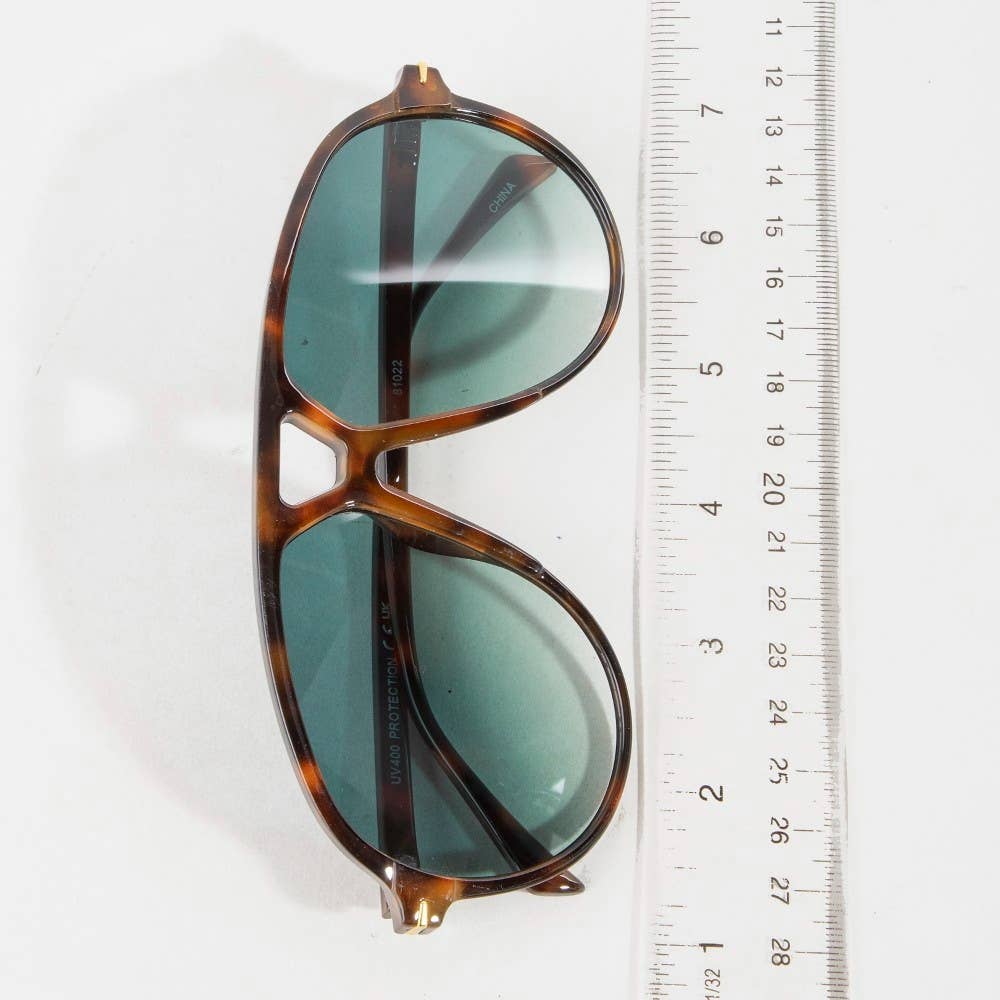Oversized Aviator Shield Sunglasses