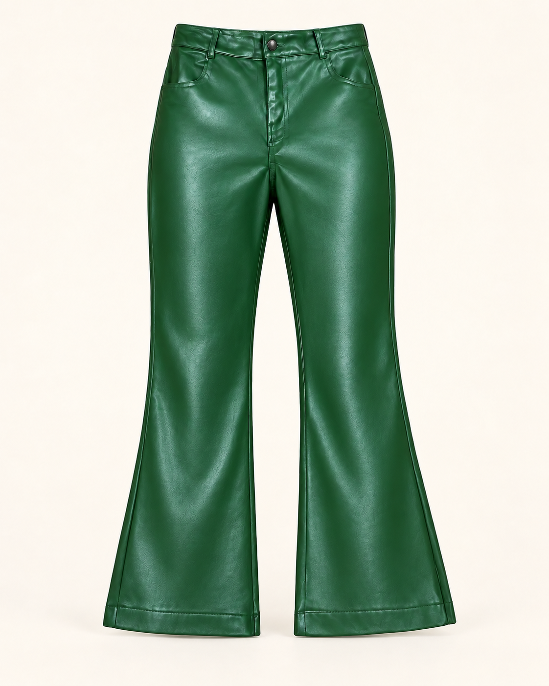 N by Nancy Faux leather flare pants