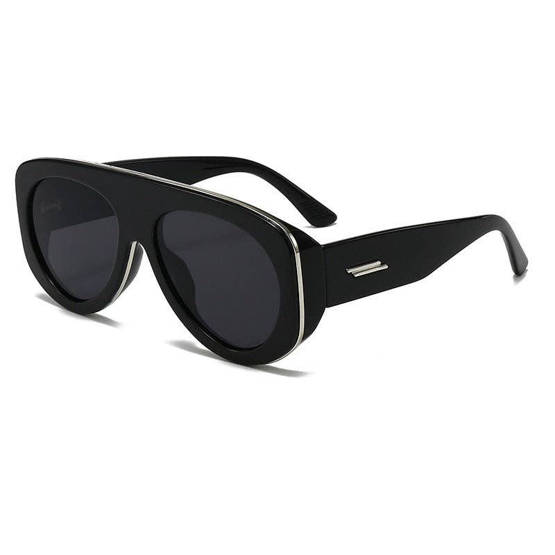 Retro Oversized Slimming UV400 Sunglasses for Women