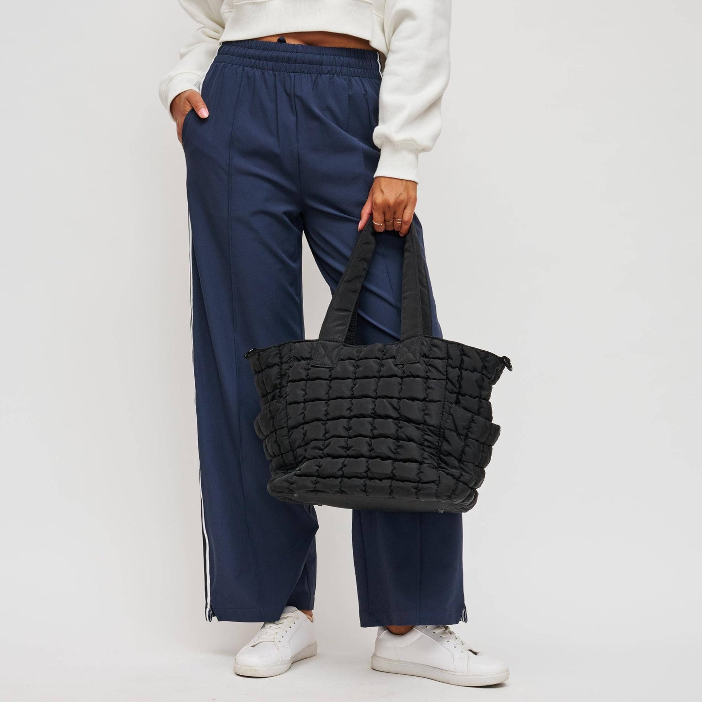 Dreamer Quilted Puffer Nylon Tote