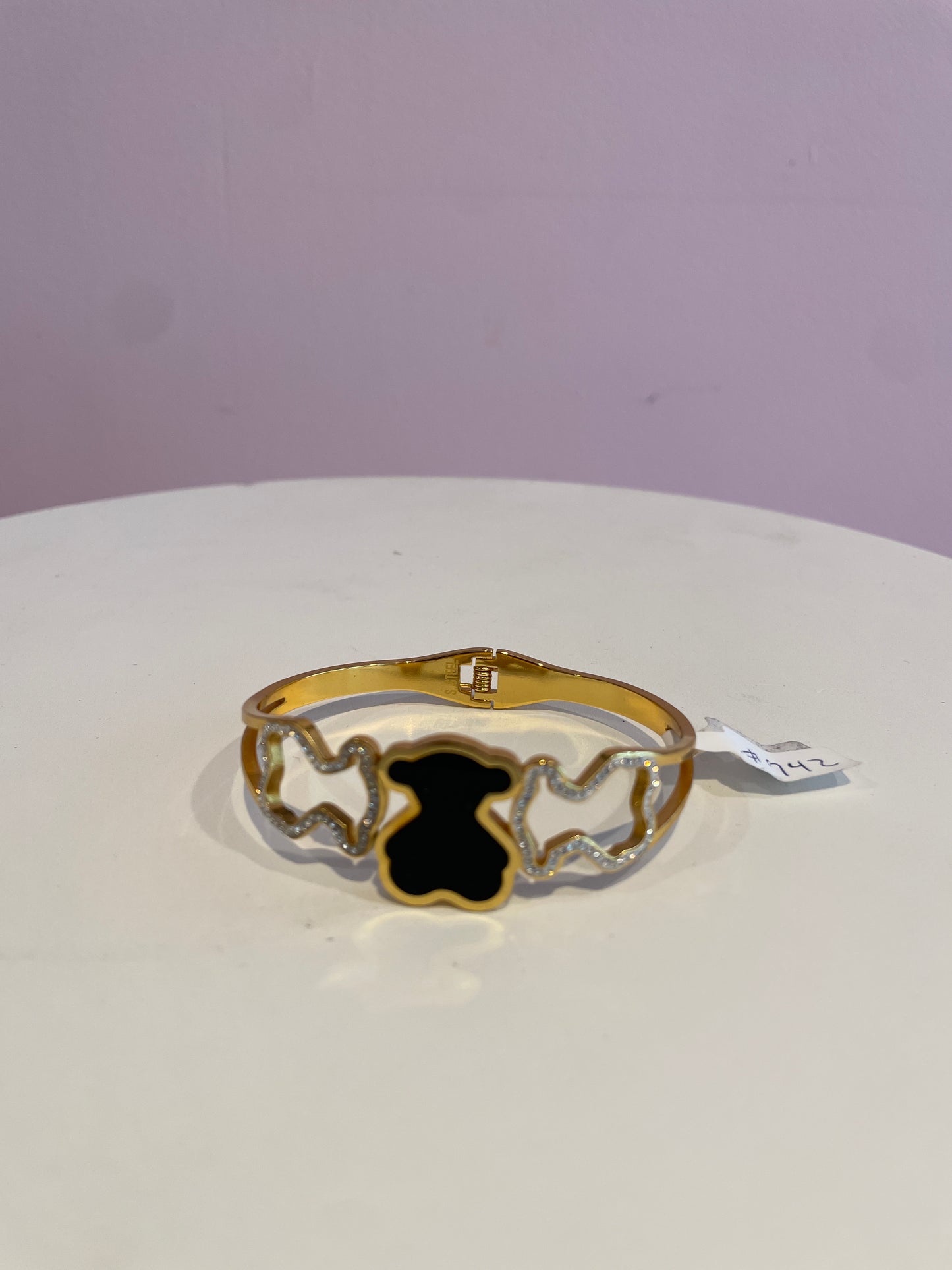 Gold & Black Braclet