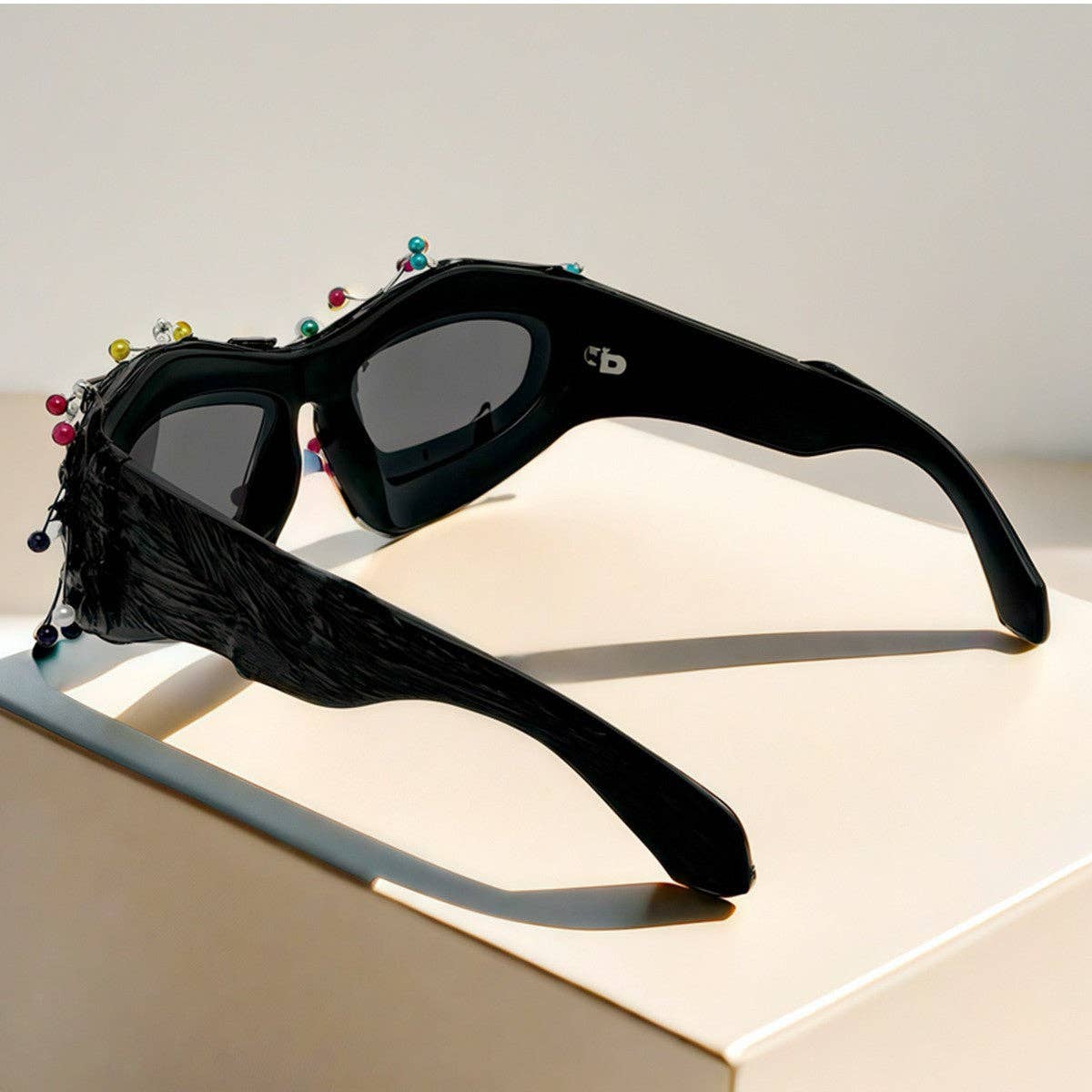 Trendy Punk Style Geometric Sunglasses UV400 Protection