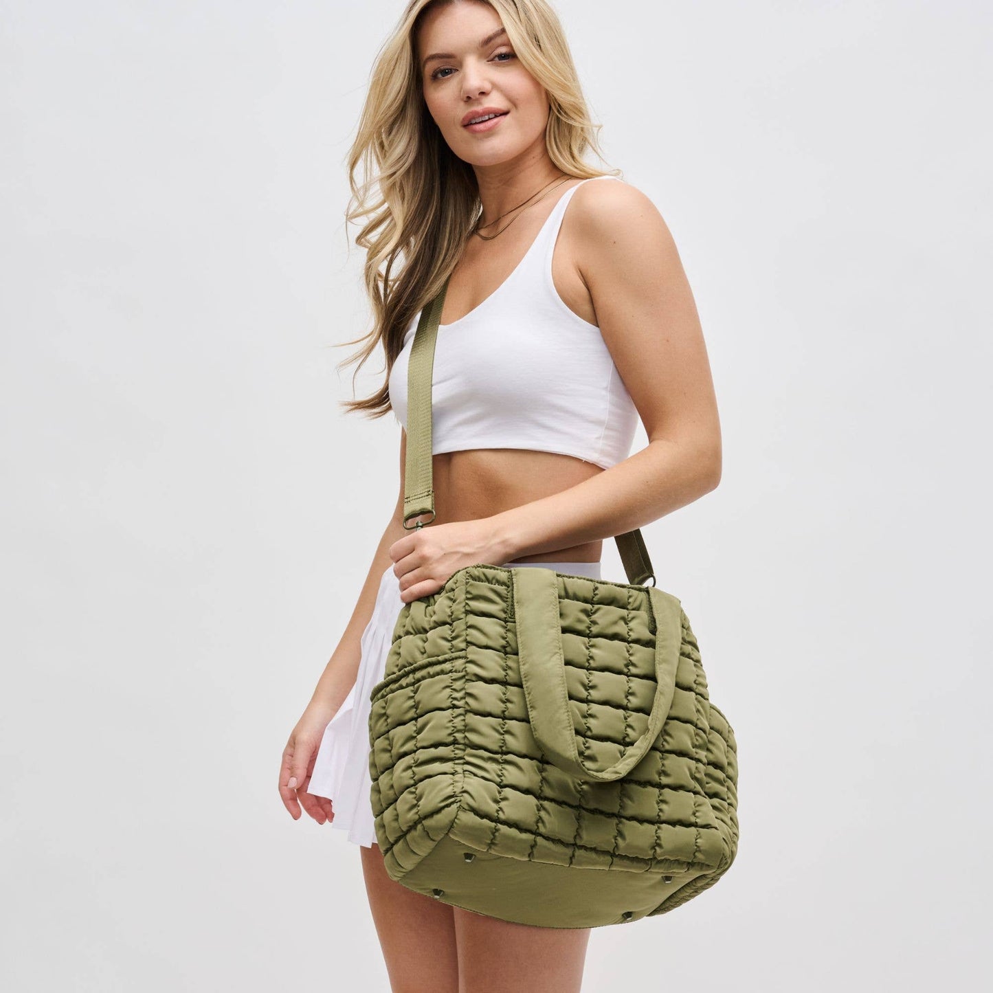 Dreamer Quilted Puffer Nylon Tote