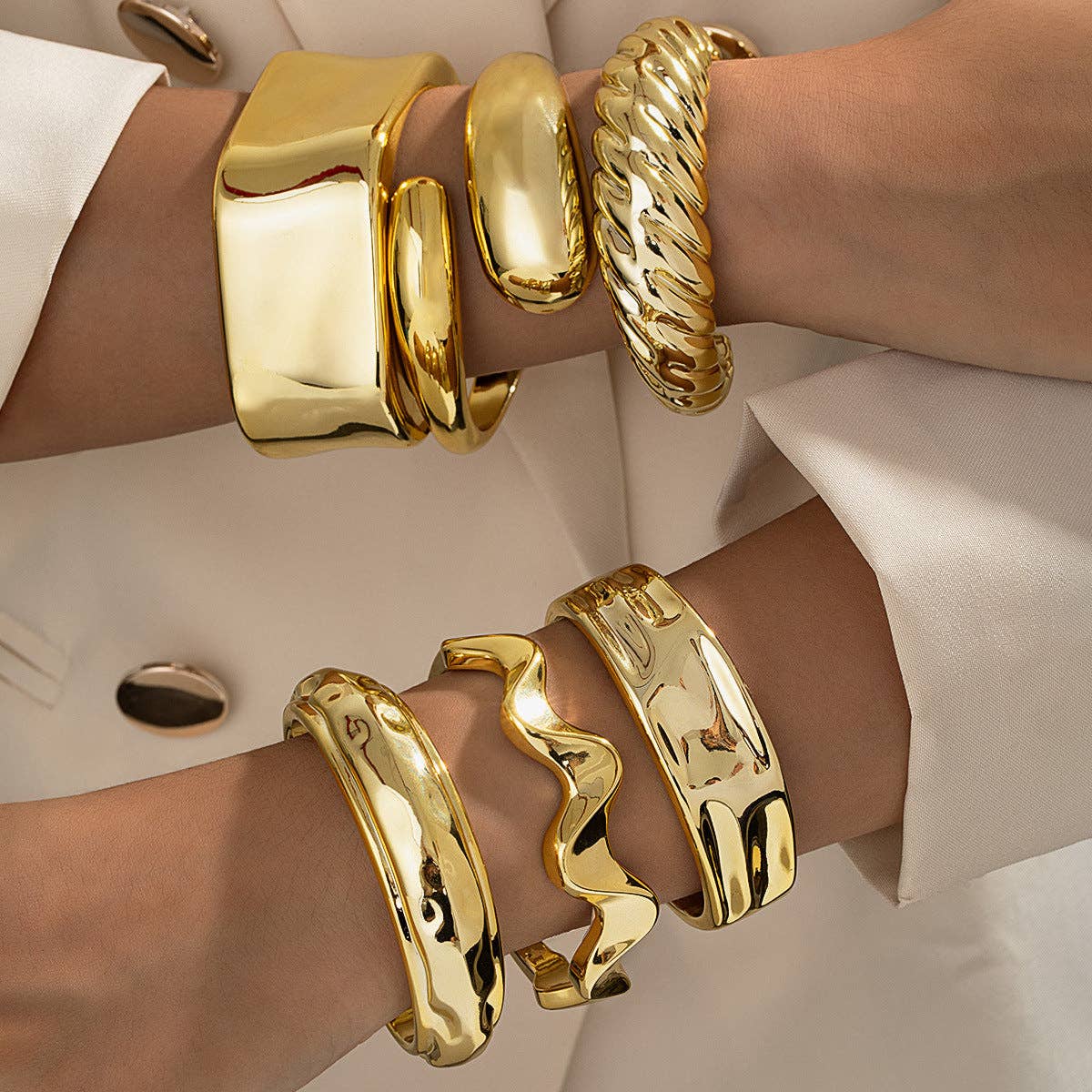 Geometric CCB Women's Bracelet Stylish Minimalist Design