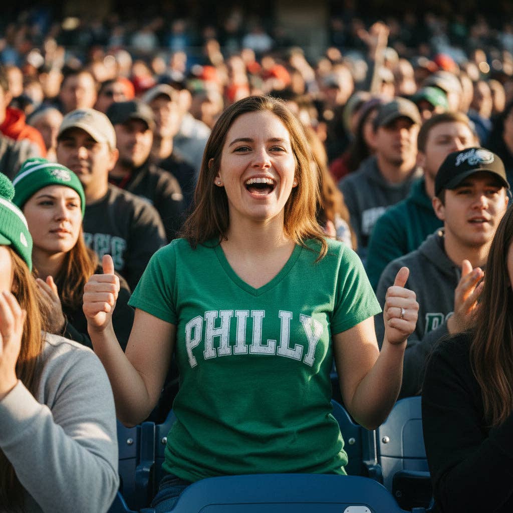 Philadelphia "Philly" Ladies V-Neck Tee