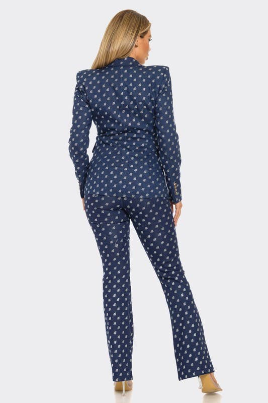 Rhinestone Denim Set - Sale