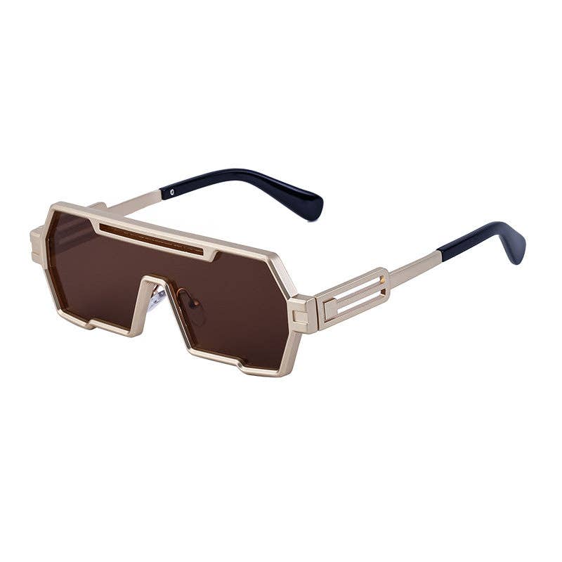 Vintage Steampunk Sunglasses Unisex UV400 Protection Driving Eyewear