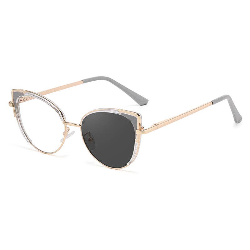 Cat Eye Color Changing Sunglasses for Women - Stylish UV400 Protection