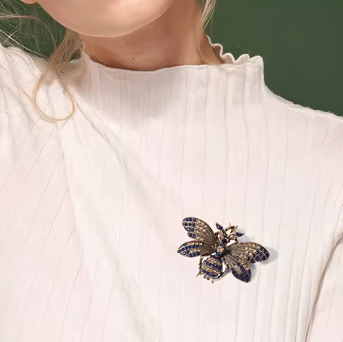 Vintage Bee Brooch High-End Women's Accessories
