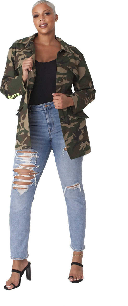 camouflage graffiti jacket