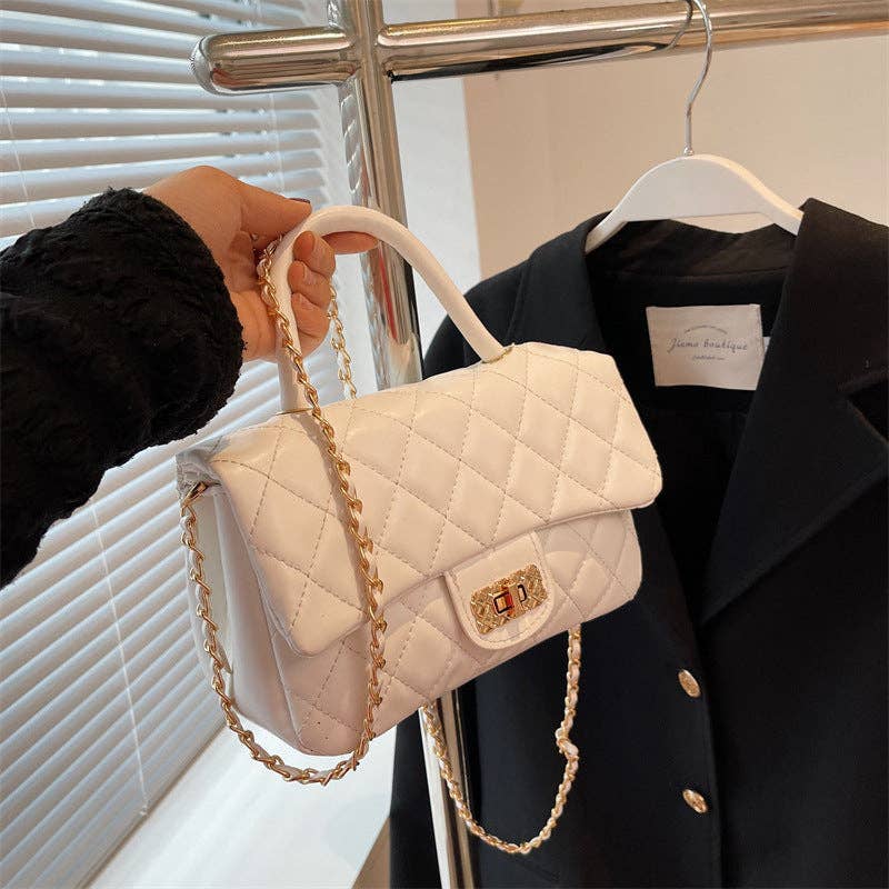 Chic Quilted Chain Bag Women's Stylish Shoulder Crossbody