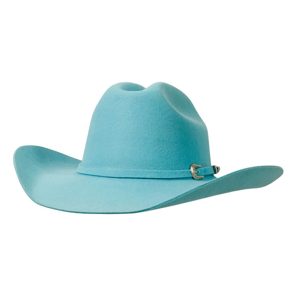 100% Wool Felt Western Cowboy Hat - Style Cattleman Pick only