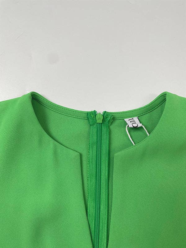 Green  Pocket Jumpsuit