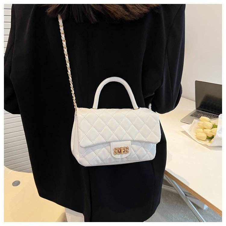 Chic Quilted Chain Bag Women's Stylish Shoulder Crossbody