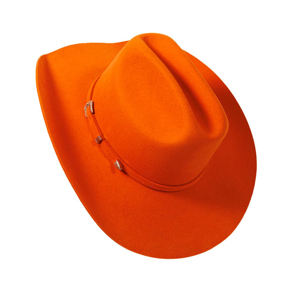 100% Wool Felt Western Cowboy Hat - Style Cattleman Pick only