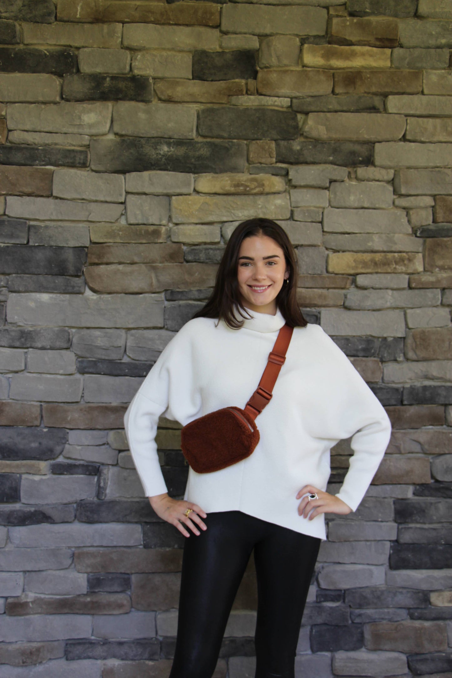 Belt Bag Crossbody Bag Cocoa Brown Closeout