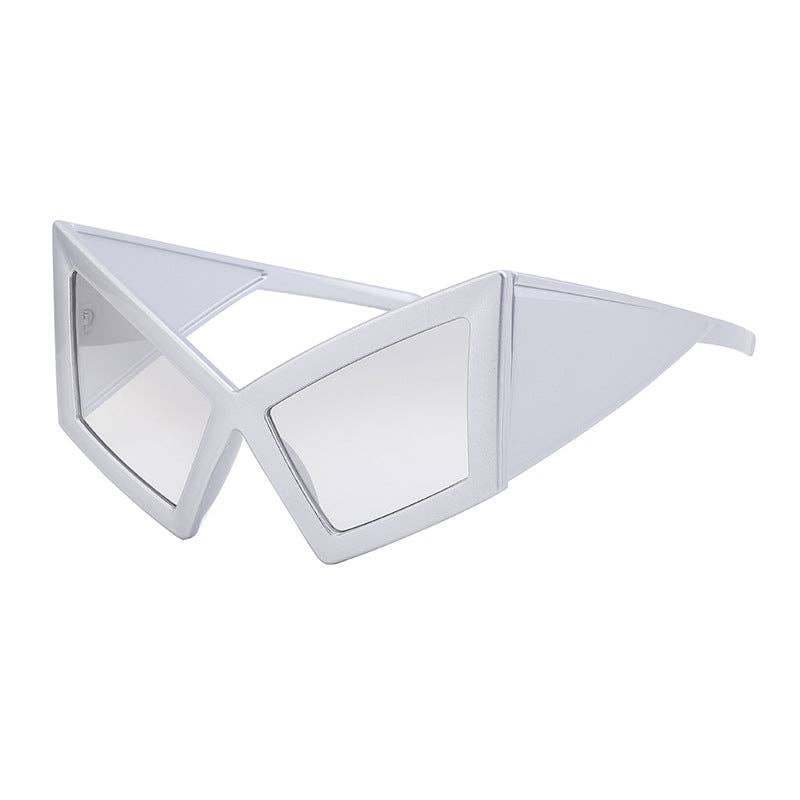 Trendy Oversized Cat Eye Sunglasses for Beach Parties