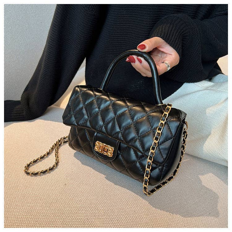 Chic Quilted Chain Bag Women's Stylish Shoulder Crossbody