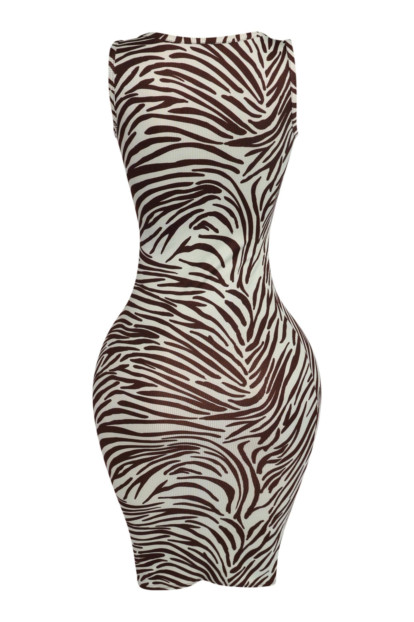 Button designed sleeveless midi dress