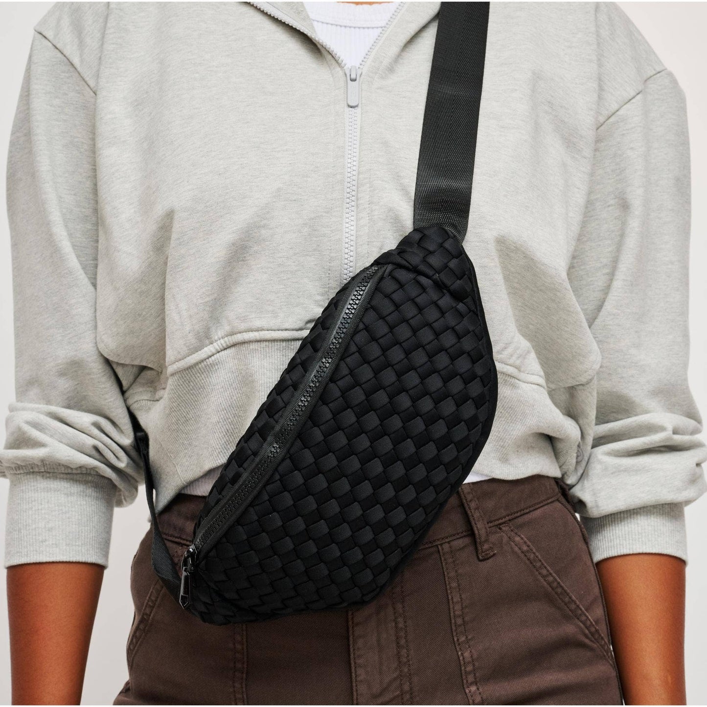 Aim High Woven Neoprene Belt Bag