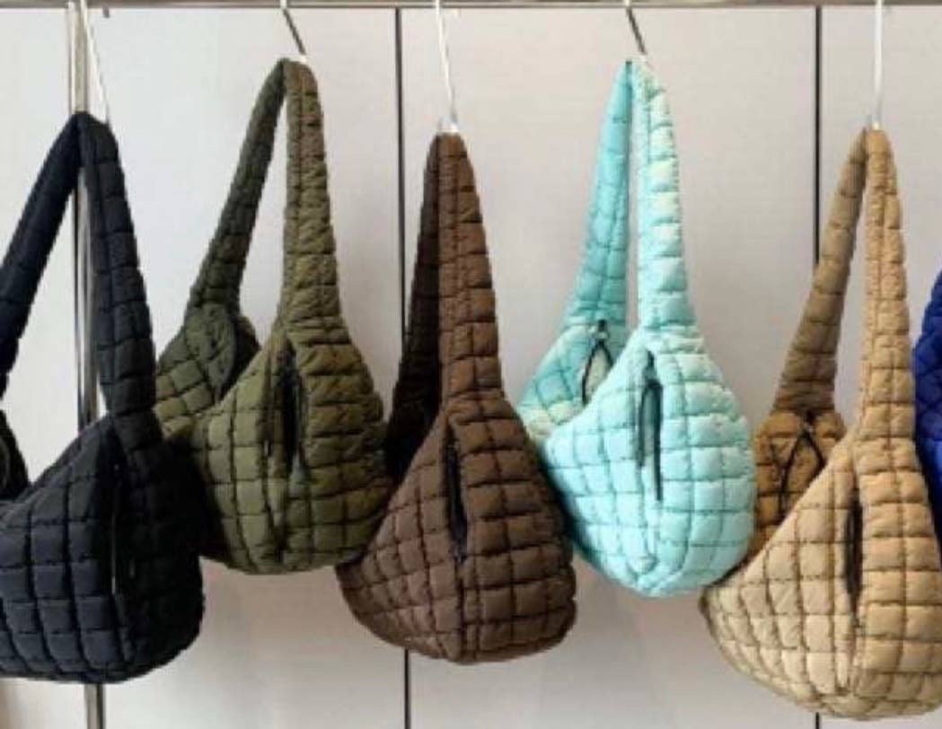 Puffer Shoulder Bag Glacier Blue  on sale