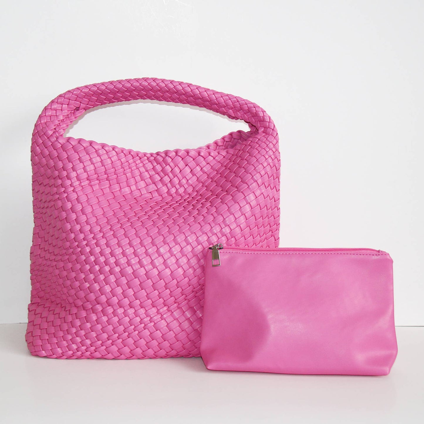 Woven Tote Bag Barbie Pink SALE