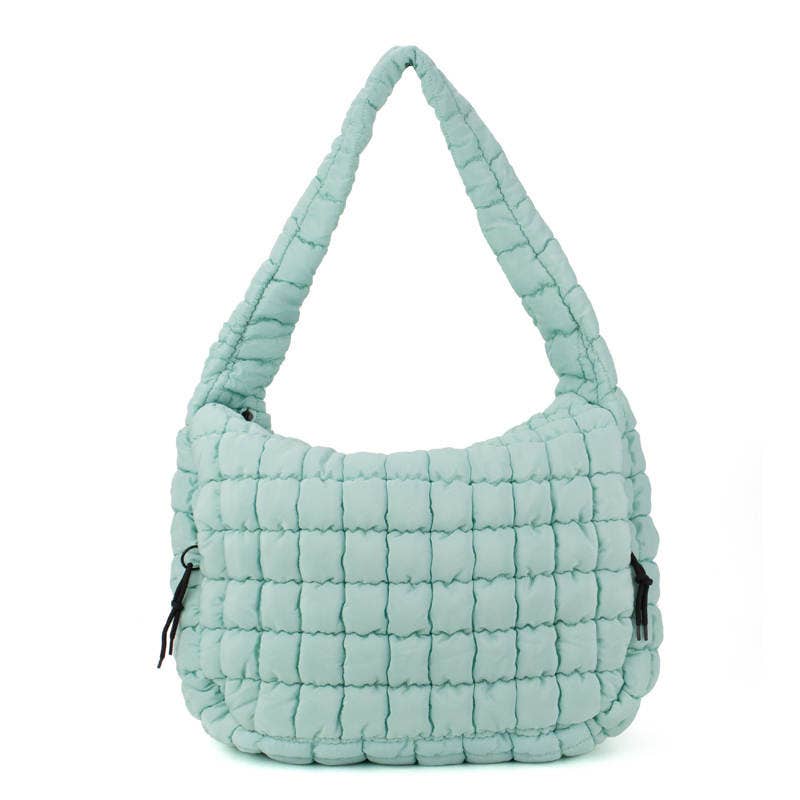 Puffer Shoulder Bag Glacier Blue  on sale
