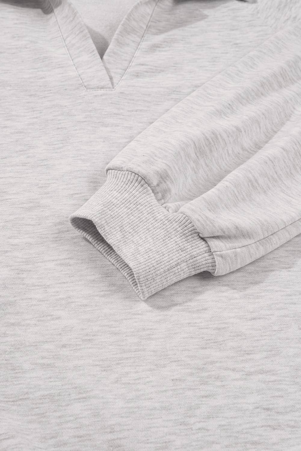 Collared Pullover and Drawstring Sweatpants 2Pcs Set | S-XL