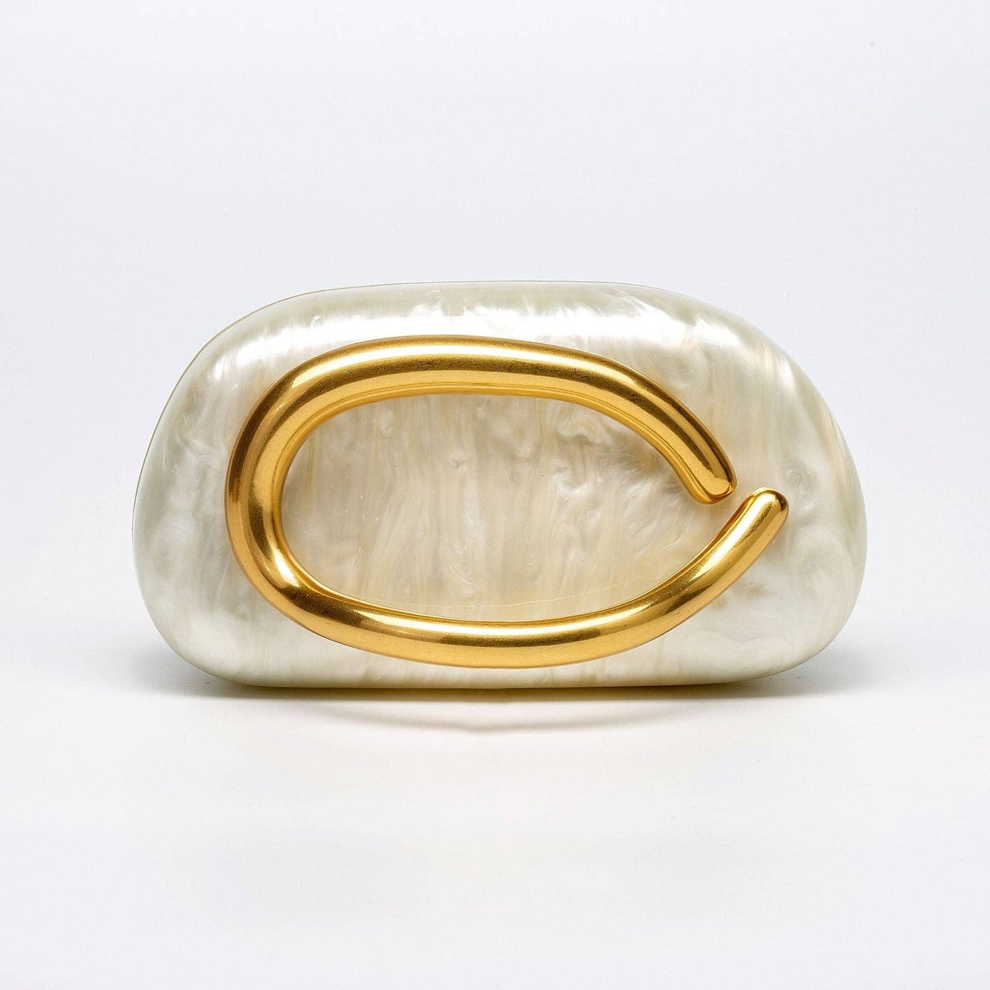 Trendy Shell Acrylic Clutch Bag for Evening Events