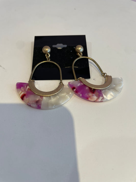 Multicolored Hoop Earrings
