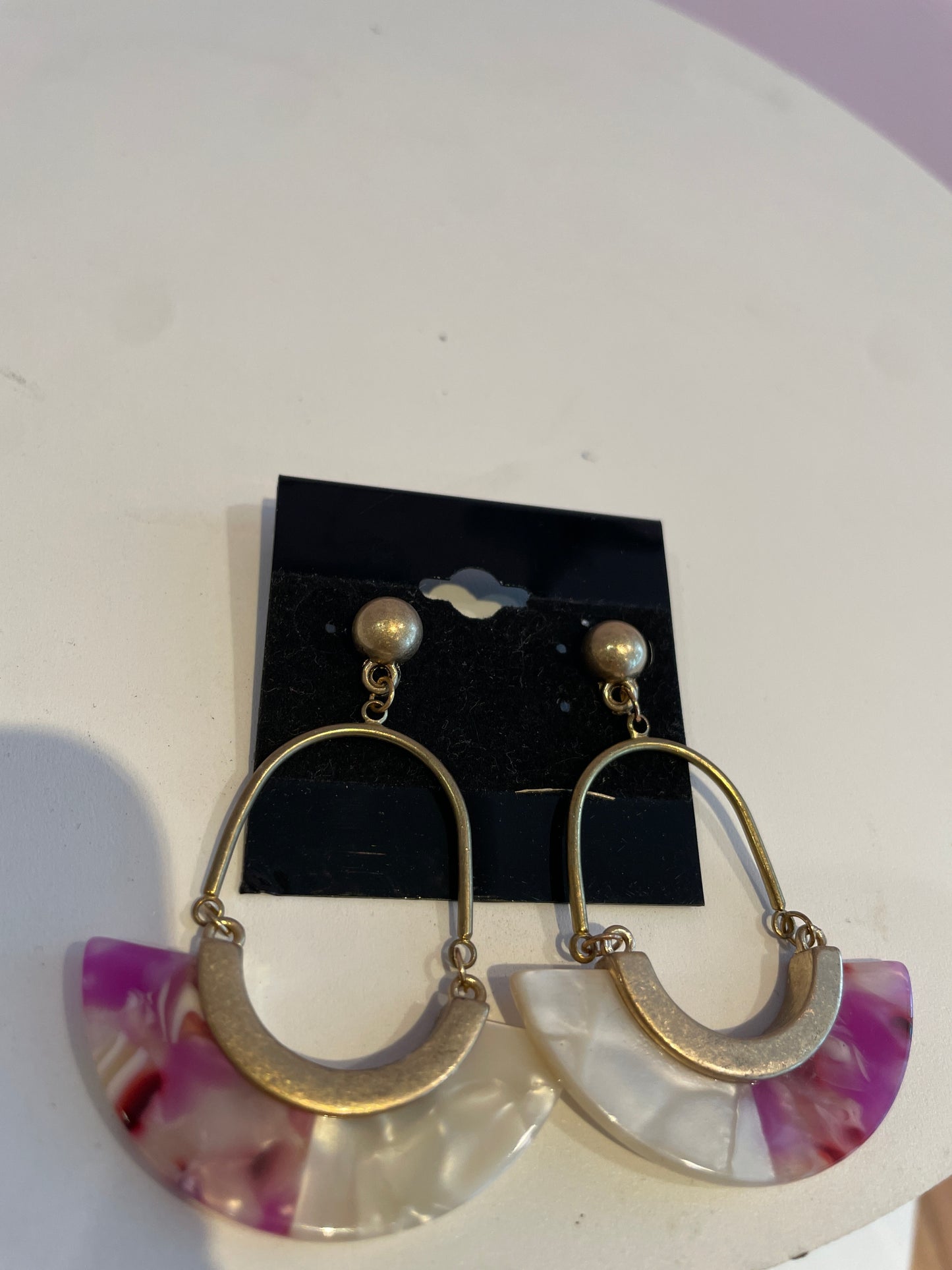 Multicolored Hoop Earrings