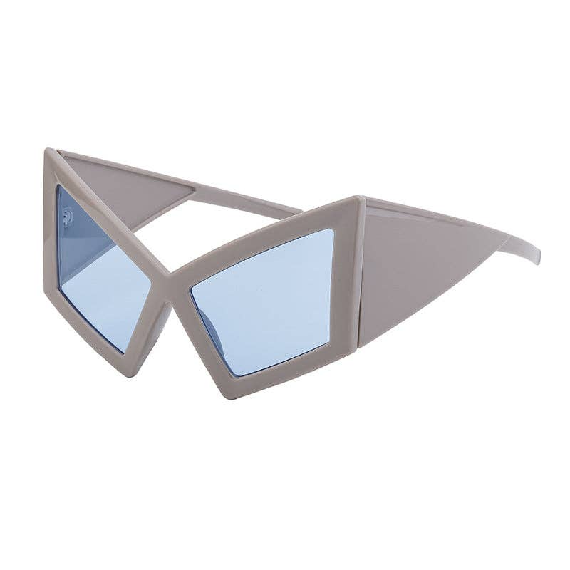 Trendy Oversized Cat Eye Sunglasses for Beach Parties