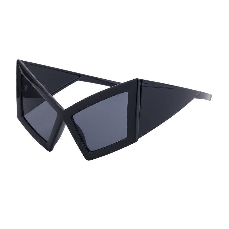 Trendy Oversized Cat Eye Sunglasses for Beach Parties