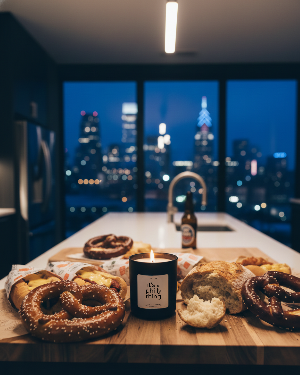 It's a philly thing | italian bread soy wax candle by en mer