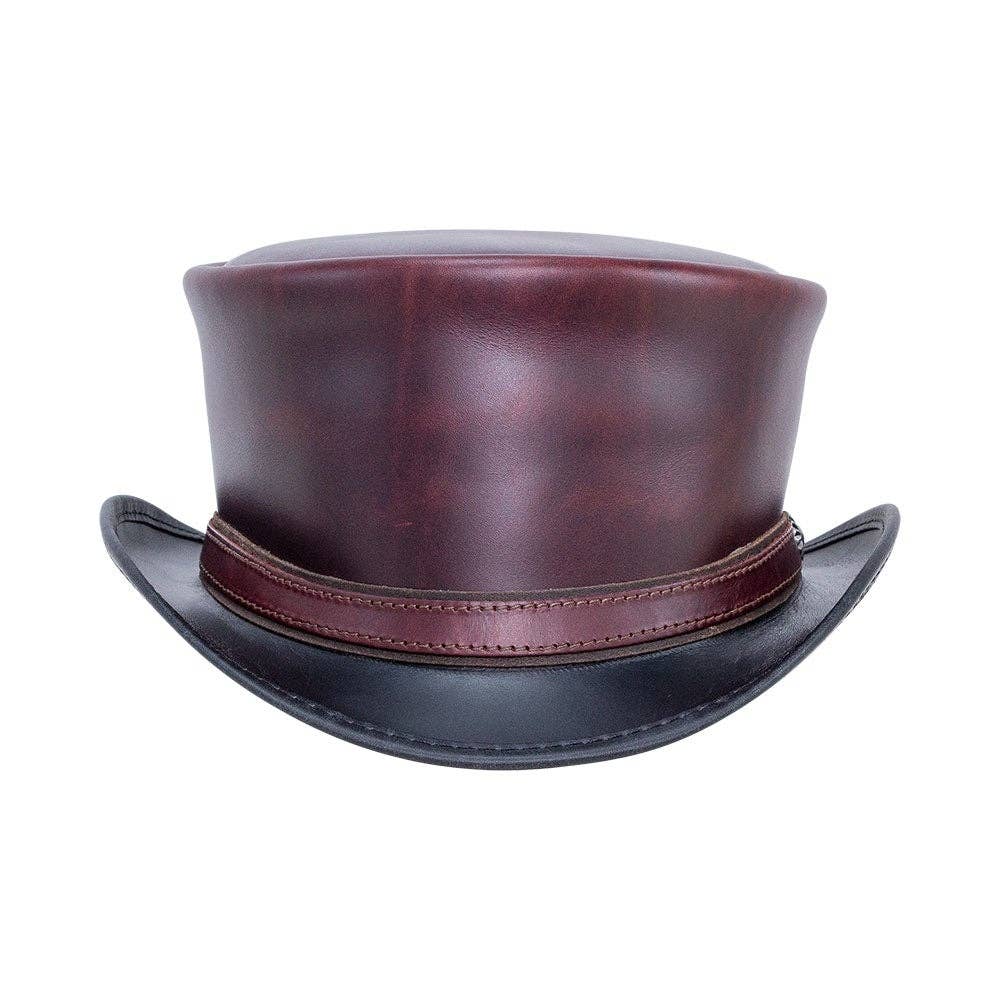 Genuine Leather Top Hat - Style Hampton