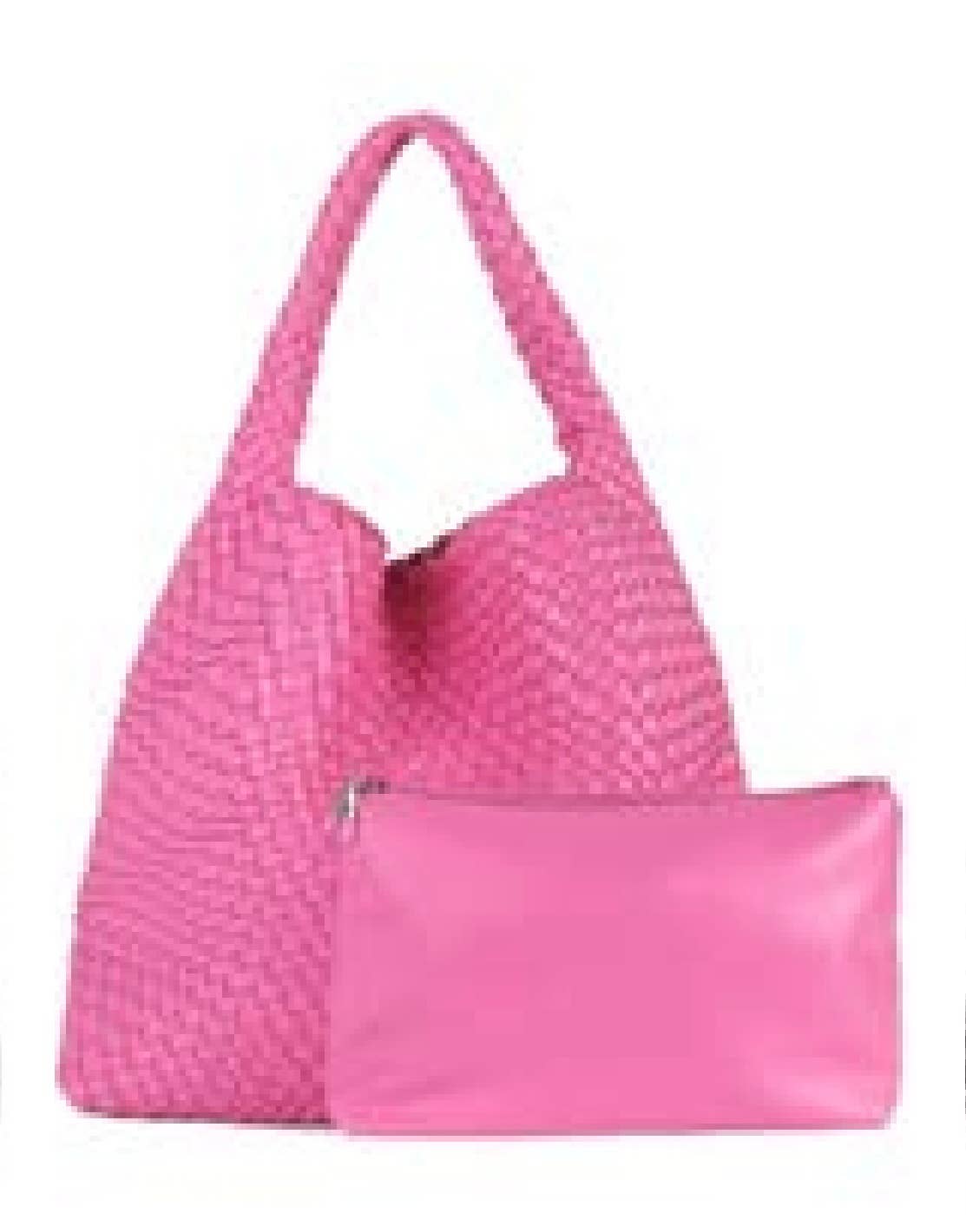 Woven Tote Bag Barbie Pink SALE