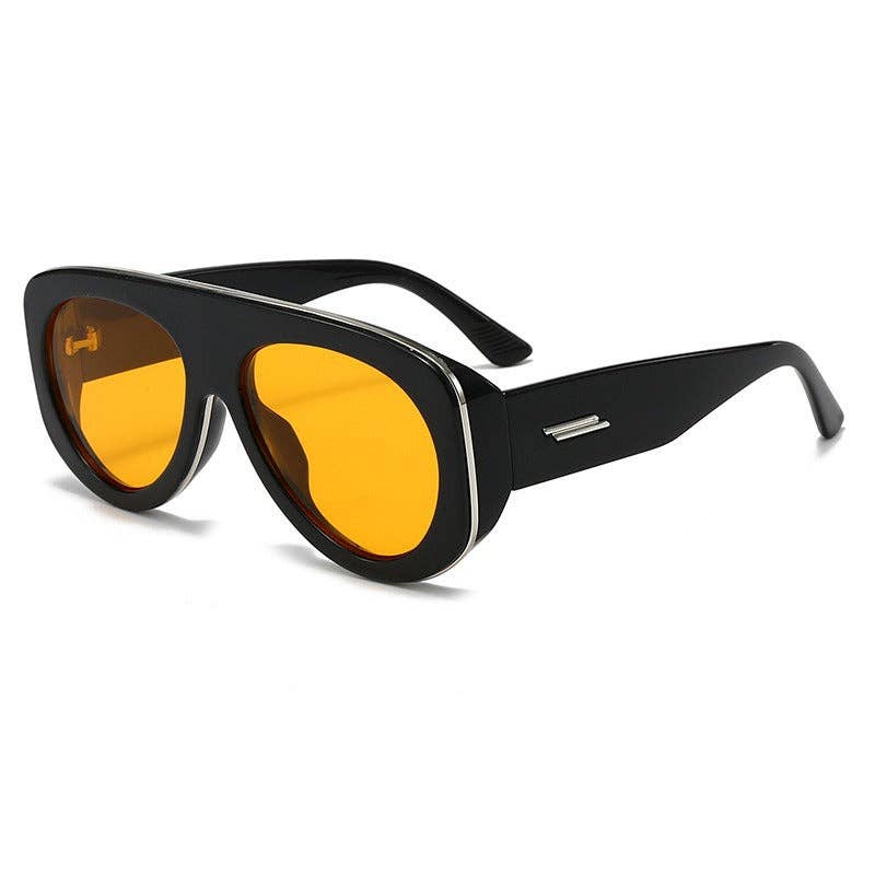 Retro Oversized Slimming UV400 Sunglasses for Women