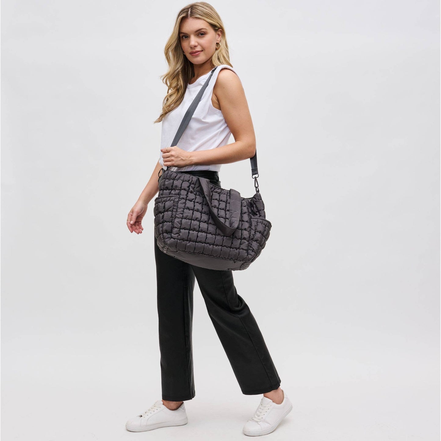 Dreamer Quilted Puffer Nylon Tote