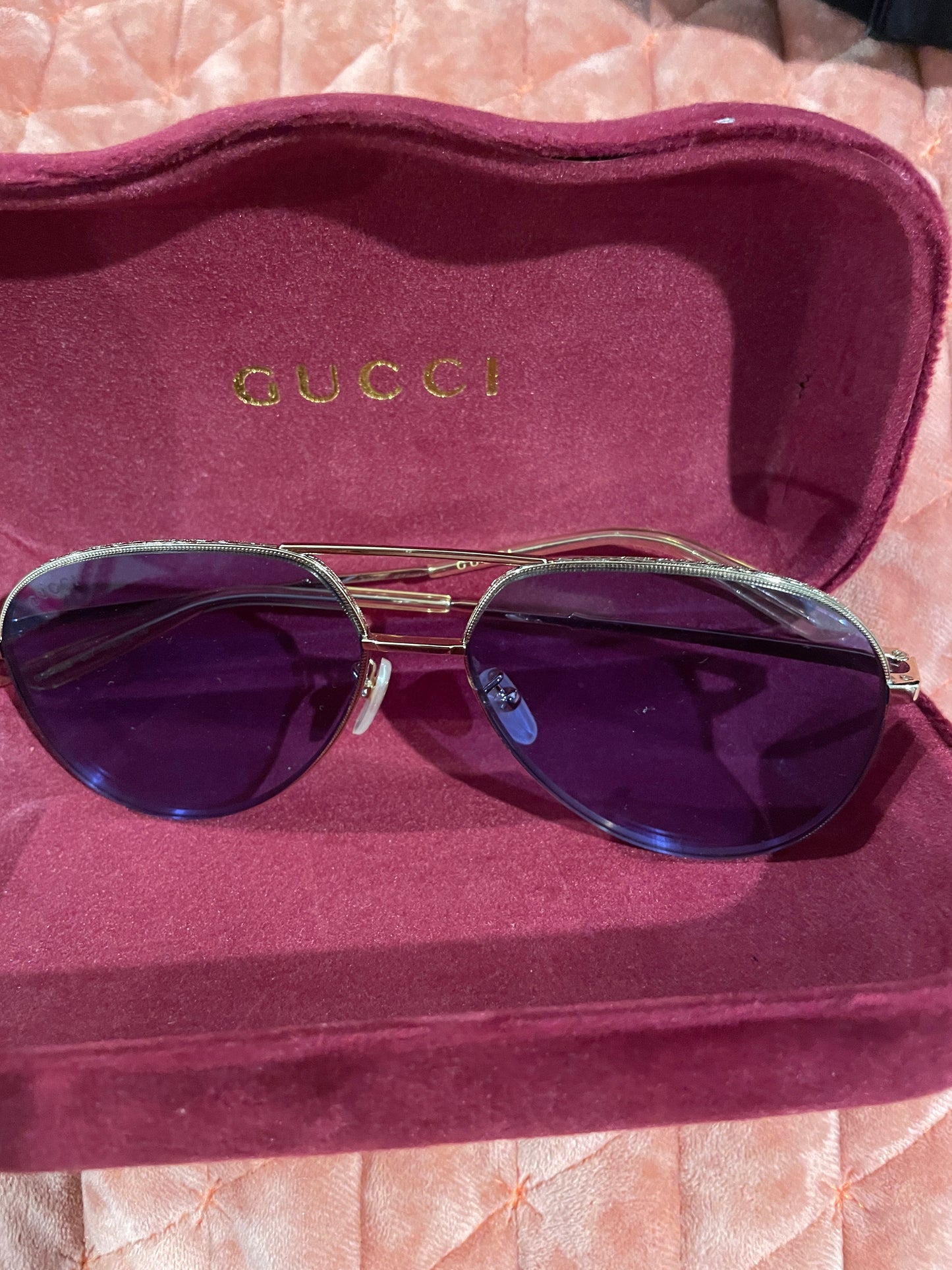 Authentic  preowned Gucci sunglases