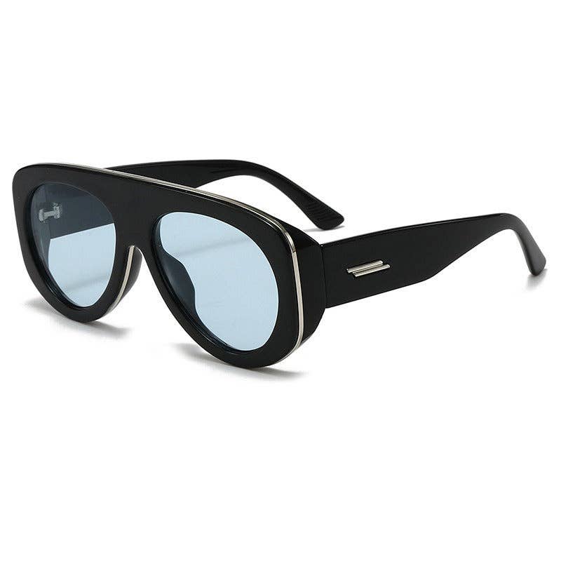 Retro Oversized Slimming UV400 Sunglasses for Women