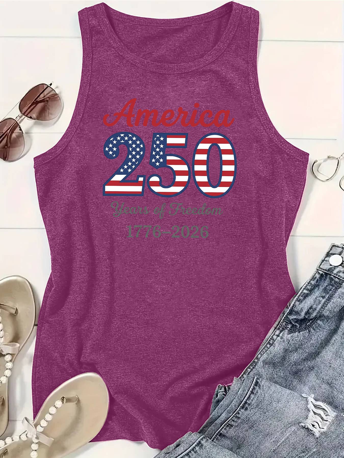 250th Anniversary Of Independence Day Tank Top