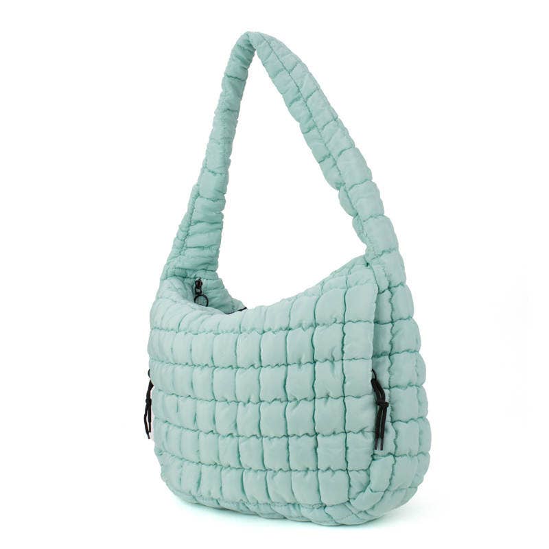Puffer Shoulder Bag Glacier Blue  on sale