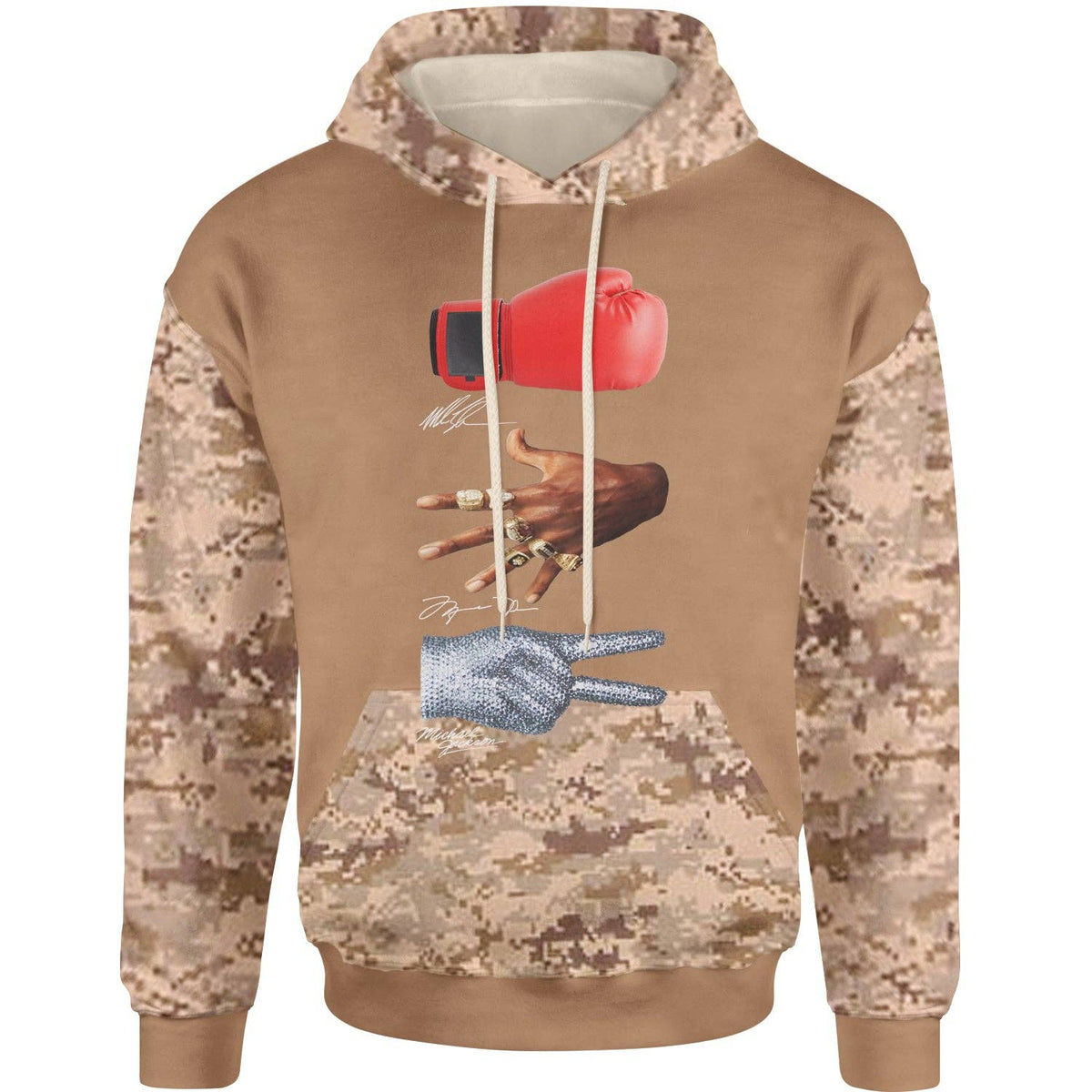 Tyson Jordan Jackson Iconic Hands Adult Hoodie Sweatshirt m100