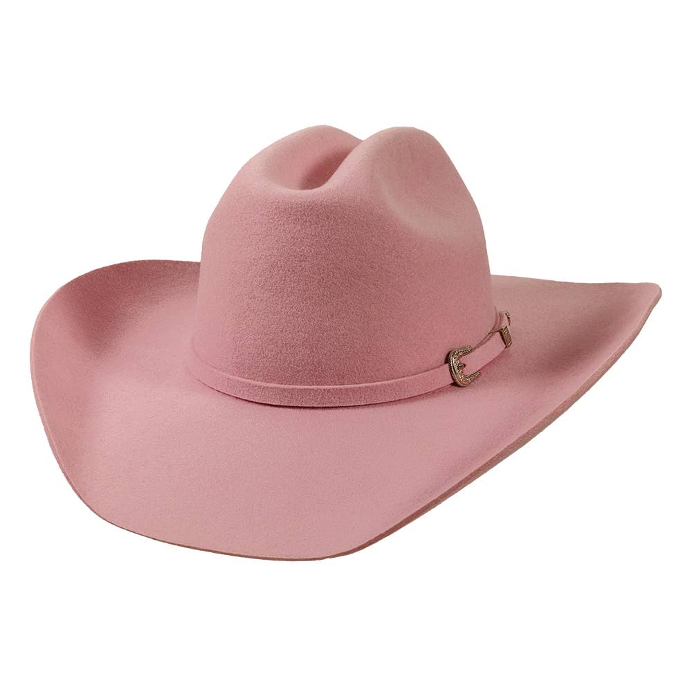 100% Wool Felt Western Cowboy Hat - Style Cattleman Pick only
