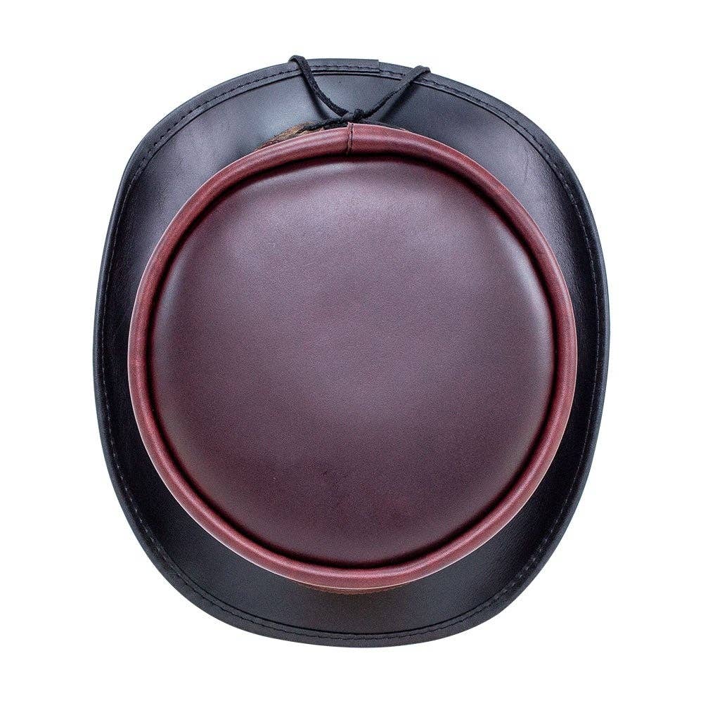Genuine Leather Top Hat - Style Hampton