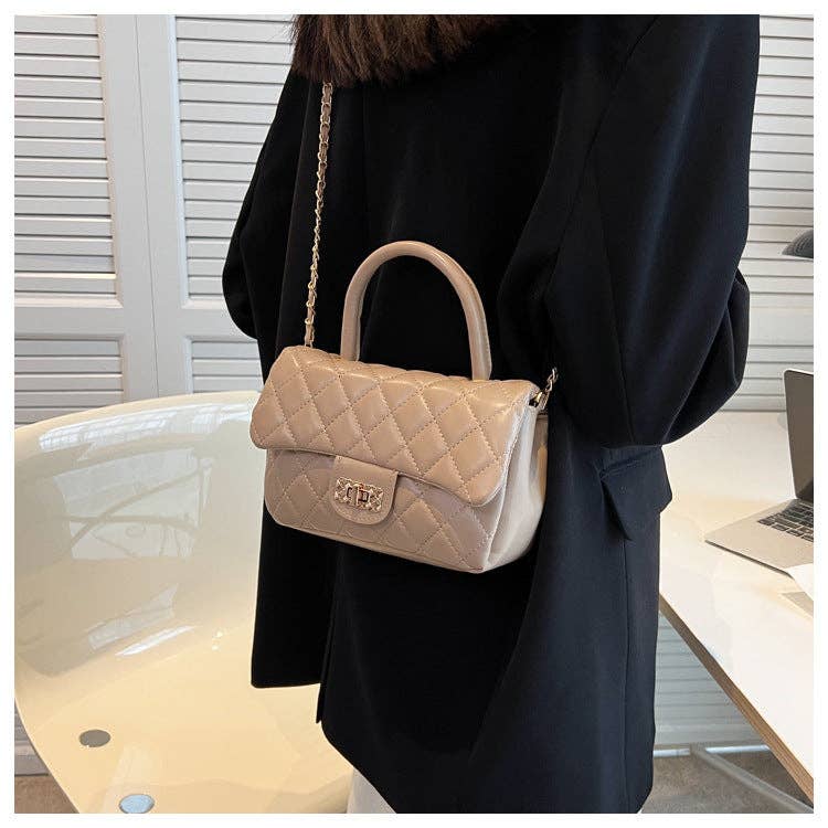 Chic Quilted Chain Bag Women's Stylish Shoulder Crossbody