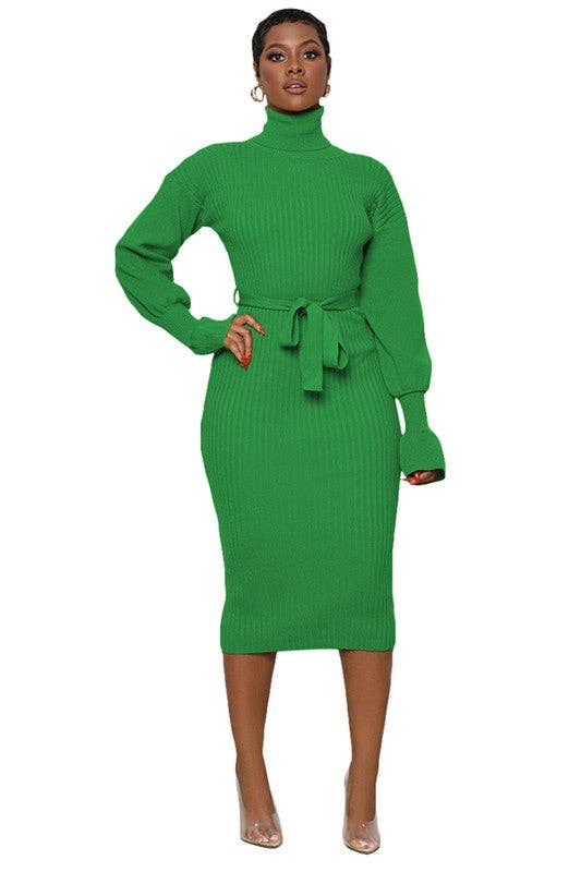 WOMEN FASHION LONG MAXI SWEATER DRESS
