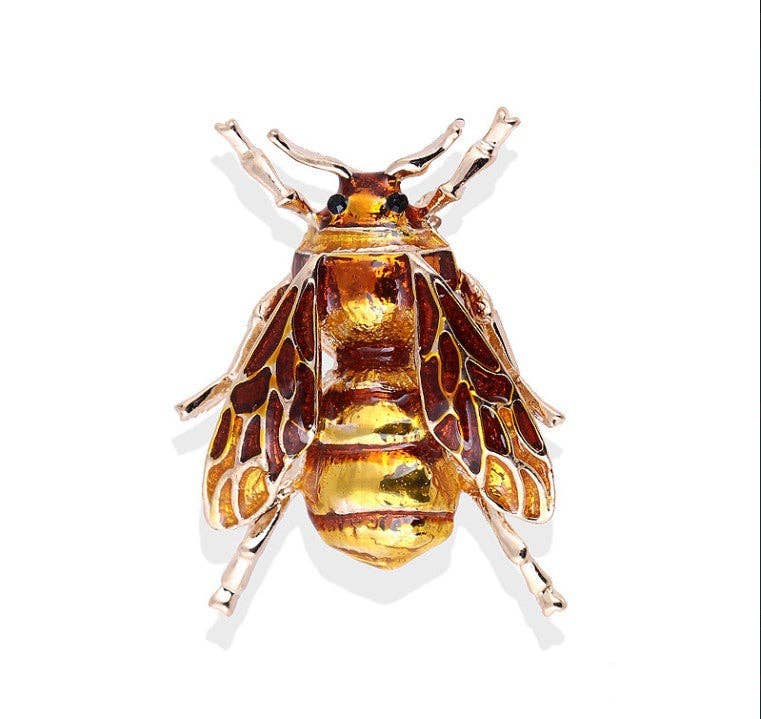 Vintage Bee Brooch High-End Women's Accessories